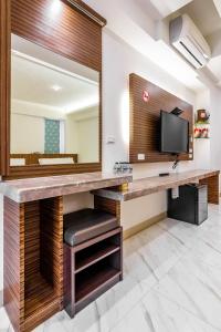 TV a/nebo společenská místnost v ubytování Starry Home