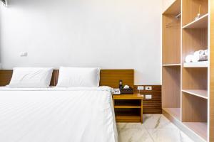 Postel nebo postele na pokoji v ubytování Starry Home