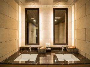 Koupelna v ubytování Super Hotel Saitama Kawagoe
