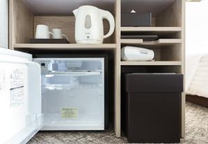 Kuchyň nebo kuchyňský kout v ubytování Super Hotel Saitama Kawagoe