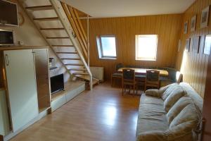 Kuchyň nebo kuchyňský kout v ubytování Apartments Kaninska Vas