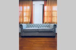 A seating area at Pyrgi Spetses