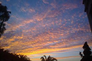 The sunrise or sunset as seen from A villát or nearby