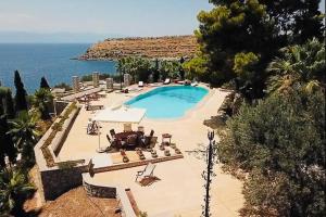 The swimming pool at or close to Pyrgi Spetses