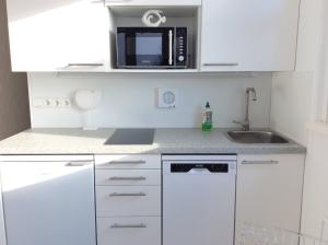 Köök või kööginurk majutusasutuses Wellness Apartment Sankt Englmar