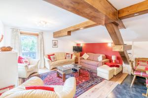 Posedenie v ubytovaní Ferienhaus Sonnrain