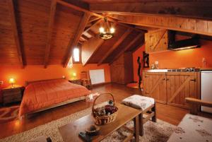 Kuchyň nebo kuchyňský kout v ubytování Guesthouse Alonistaina