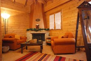 Posezení v ubytování Guesthouse Alonistaina