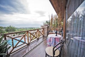 Balcone o terrazza di Chateau Mere