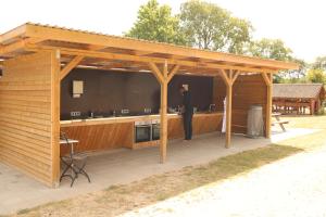 
Grillfaciliteterne på campingpladsen som gæsterne kan bruge
