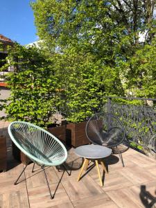 A garden outside Barbakan