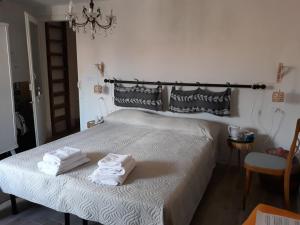 Postel nebo postele na pokoji v ubytování Come una volta