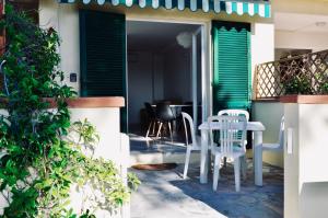 A patio or other outdoor area at Beach apartments Isola d'Elba