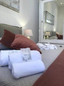 Posteľ alebo postele v izbe v ubytovaní Borgo Pio 51 Apartment Vatican