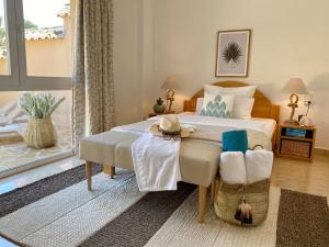 Posteľ alebo postele v izbe v ubytovaní Jávea Apartment Mar + 18 fotografií