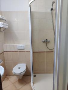 Koupelna v ubytování HOTEL ŻUŁAWY
