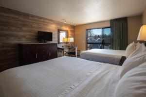 Letto o letti in una camera di Riverside Inn