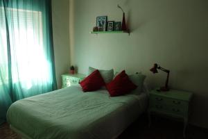 Ein Bett oder Betten in einem Zimmer der Unterkunft Alojamiento casa de pueblo