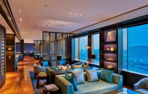 Posezení v ubytování Hyatt Regency Wuhan Optics Valley