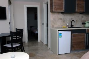 Kuhinja oz. manjša kuhinja v nastanitvi Apartments Vila Monegro