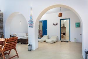 Posezení v ubytování Punda Villas Paros