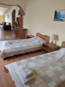 Ένα ή περισσότερα κρεβάτια σε δωμάτιο στο Guest Rooms Flirt