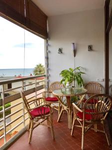 Balkon lub taras w obiekcie Torre de la Roca INDUSTRIAL69