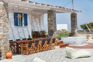 Posezení v ubytování Punda Villas Paros