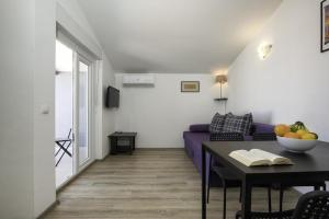 TV a/nebo společenská místnost v ubytování Apartments Jakoplić