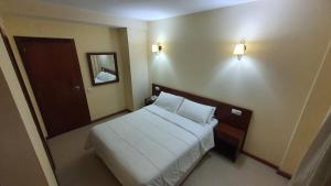 Postel nebo postele na pokoji v ubytování Sun Galicia Hotel y Apartamentos