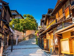 Budova, kde se ryokan nachází