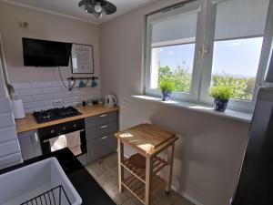 Kuchyňa alebo kuchynka v ubytovaní Apartament Redłowo