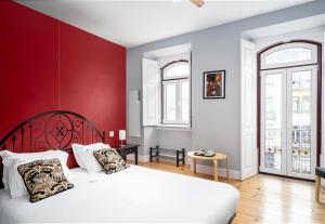 Postel nebo postele na pokoji v ubytování O Jardim da Tessa + 26 fotografií