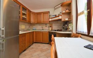 Kuchyň nebo kuchyňský kout v ubytování Apartman Dinka