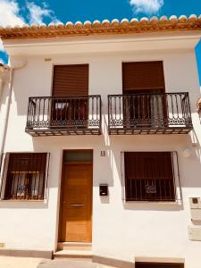 Balkón nebo terasa v ubytování Casa del Herrero