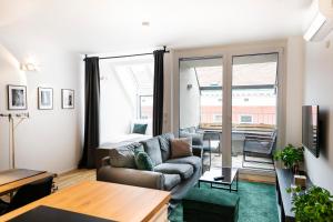 Część wypoczynkowa w obiekcie Boutique Design-Apartments Vienna