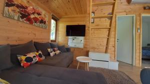 Posezení v ubytování Tiny House Grabovac