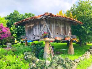 Gran Pedroso de Llanes外面的花园