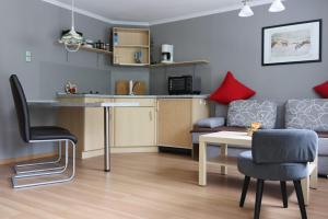 Kuchyň nebo kuchyňský kout v ubytování Ferienwohnung Glaser