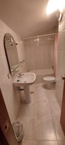 Kúpeľňa v ubytovaní Hostal del campo