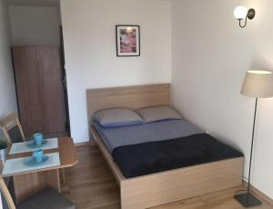 Postel nebo postele na pokoji v ubytování Pokoje gościnne KOTWICA