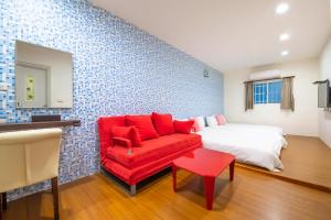 Ruang duduk di Luodong Nightmarket Homestay