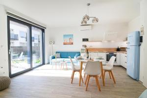 Kuchyň nebo kuchyňský kout v ubytování Apartmán Astrid