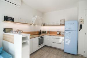 Kuchyň nebo kuchyňský kout v ubytování Apartmán Astrid