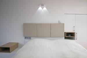 Postel nebo postele na pokoji v ubytování Boutique-Hotel UPGRADE