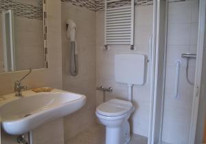Koupelna v ubytování Hotel Sogno
