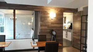 Kuchyň nebo kuchyňský kout v ubytování Hotel La Cascada