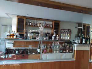 Lounge oder Bar in der Unterkunft Weinhotel Atrium