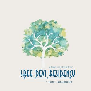 un arbre en forme de cœur avec les mots «soie dewy» rejet dans l'établissement Sreedevi Residency, à Chennai