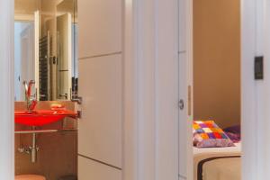 Kúpeľňa v ubytovaní Boutique old town house Karkovich